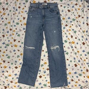 Garage Denim 90s Straight Ripped Jeans - Size 03 (26)